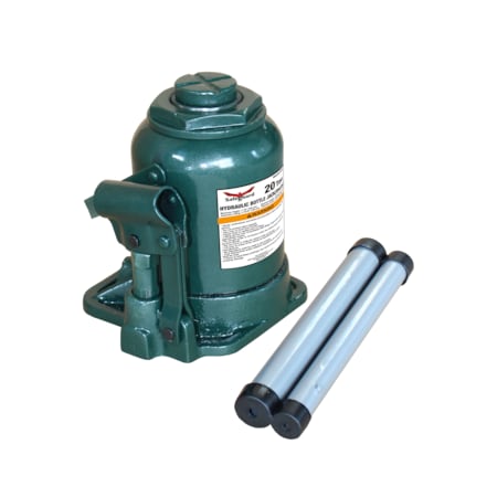 Safeguard Bottle Jack, Shorty, Steel, 20 Ton Capacity 61201S